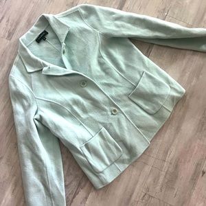 TALBOTS ROBIN EGG BLUE JACKET